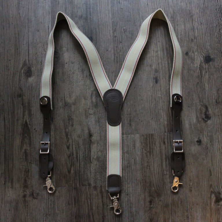 YBack Snap Suspenders (Nickle) Logger Suspenders